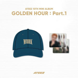 ATEEZ - GOLDEN HOUR : Part.1 WORK BALL CAP