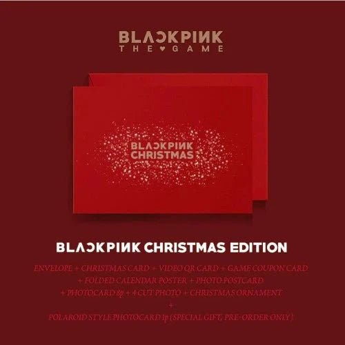 BLACKPINK - The Game Photocard Collection [Christmas Edition] + POB