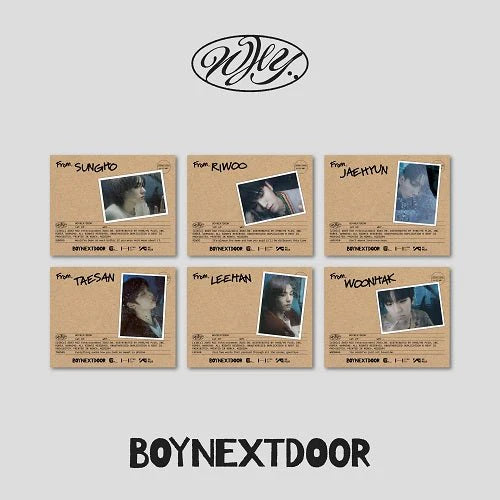 BOYNEXTDOOR - Why..[Letter Version]