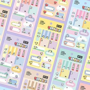 BT21 - Minini Label Sticker