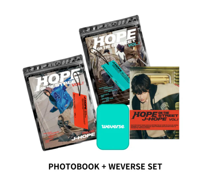 J-HOPE - Hope On The Street Vol.1 [SET 3 album + Weverse POB]