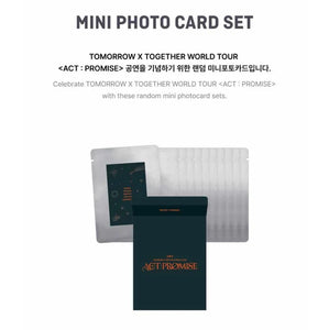 TXT - World Tour Mini Photocard SET